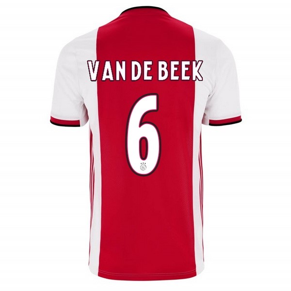 Trikot Ajax Heim Van De Beek 2019-20 Rote